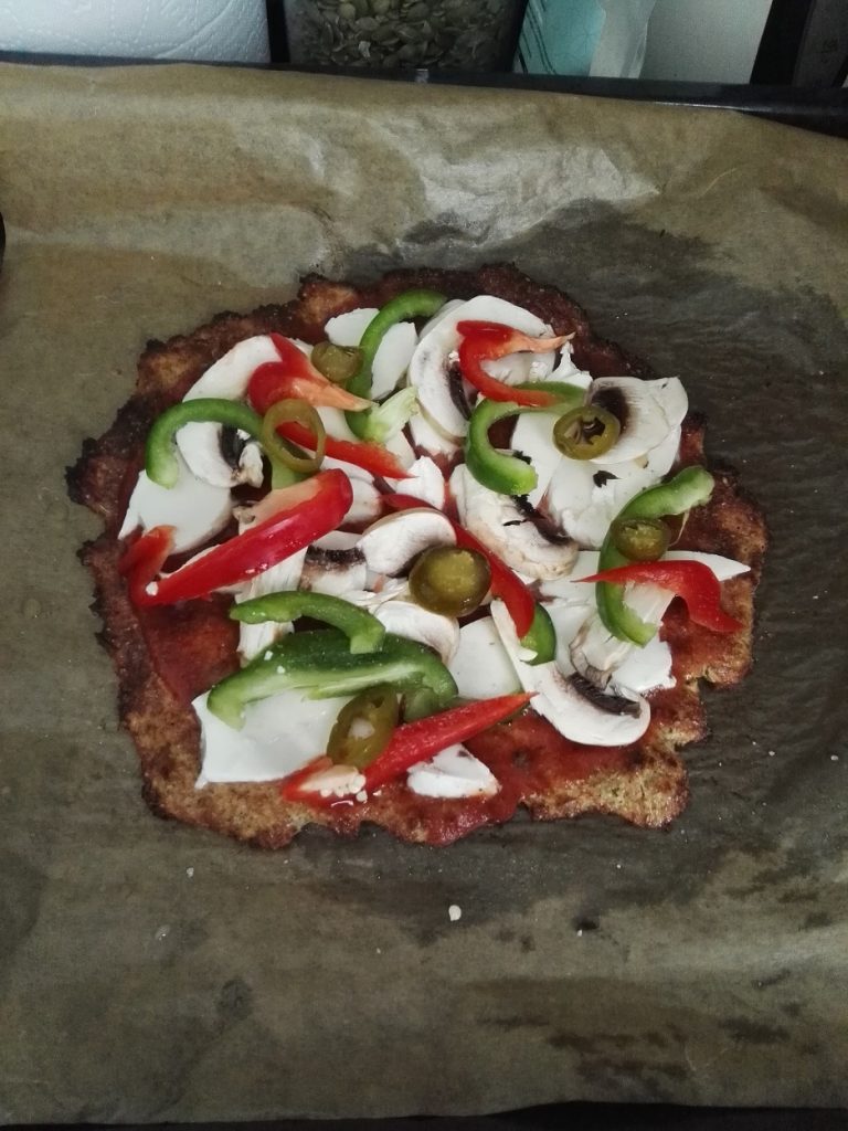 Dietetyczna pizza bez mąki